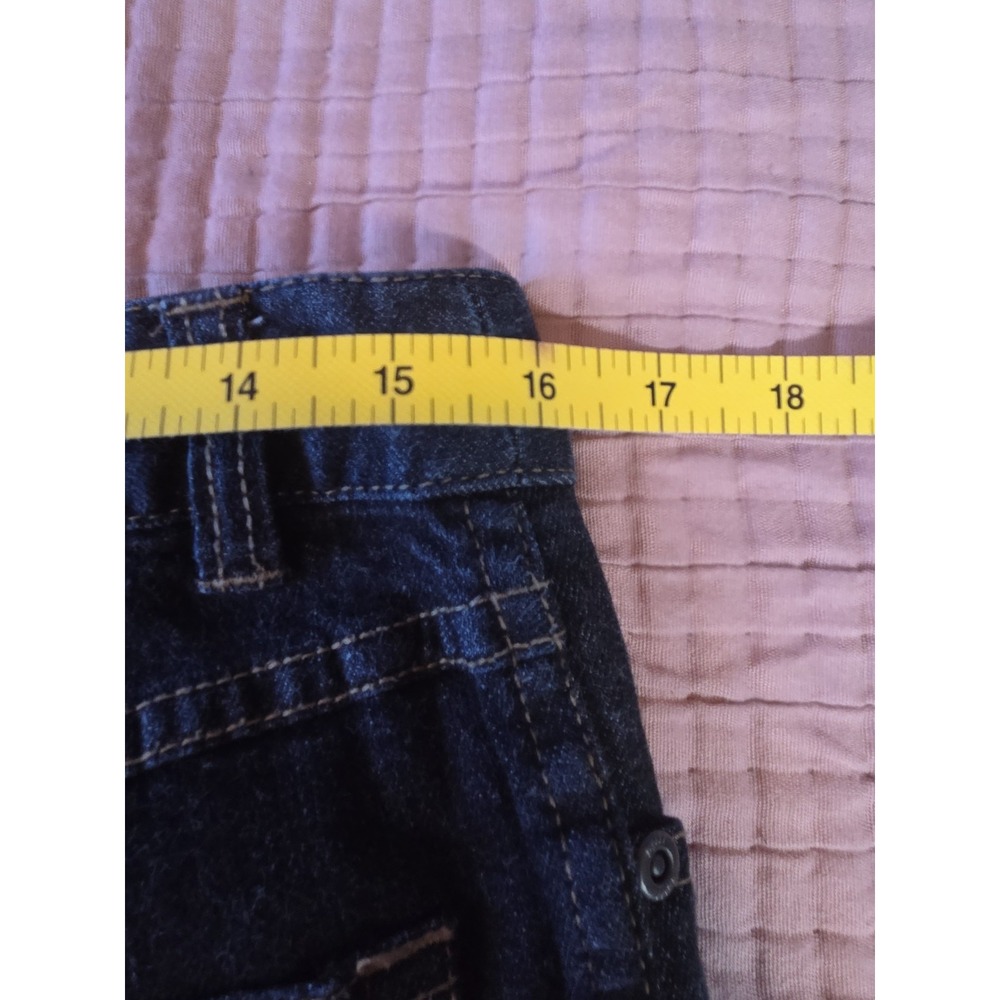 J. Jill Womens Size 6 Stretch Dark Denim Flare Leg Jeans‎ Measured 32x32 - Picture 5 of 6
